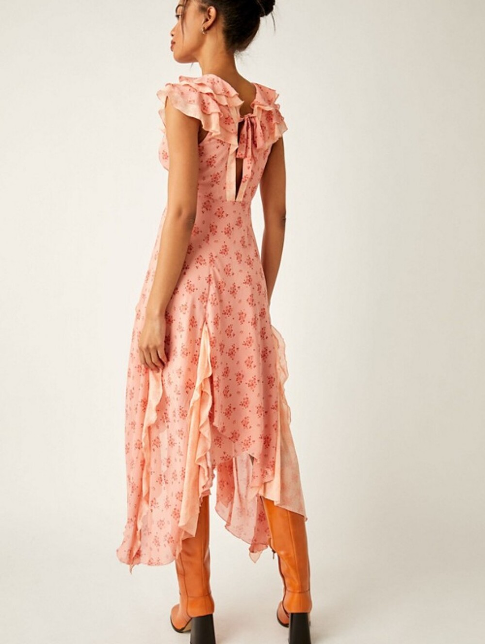 Free People Joaquin Whimsical Garden Cottagecore Prairiecore Dress Medium - Picture 8 of 16